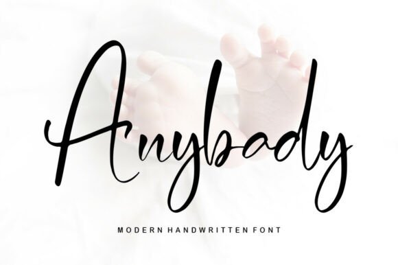 Anybody: A Handwritten Font for Authentic Branding