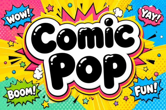 Comic Pop: Commanding Layouts with Bold, Explosive Style