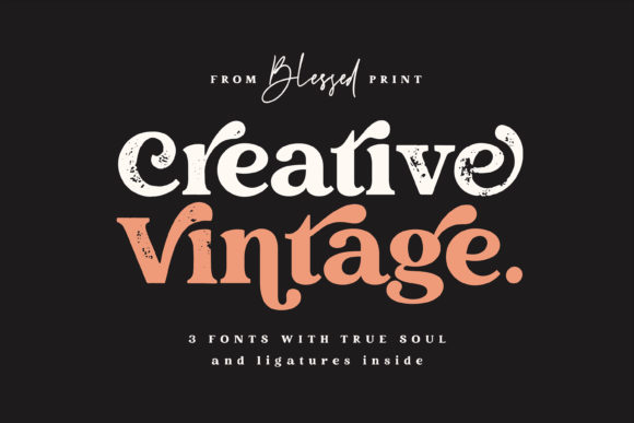 Creative Vintage: A Bold Statement in Modern Typography
