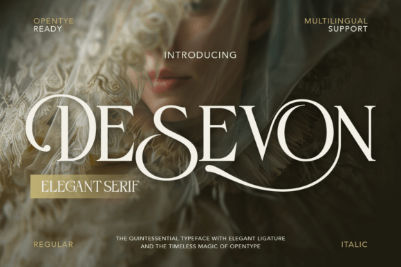 Desevon: A Typeface for Projects That Demand Attention