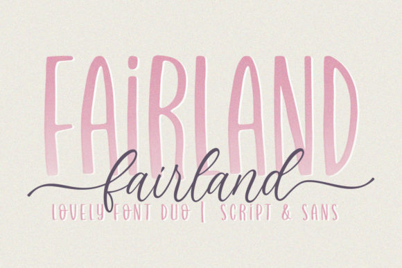 Fairland Duo: A Modern Font for Elegant Branding