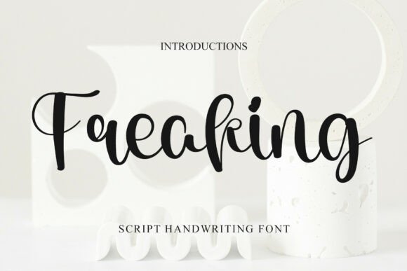 Freaking: Where Commanding Elegance Meets Modern Script