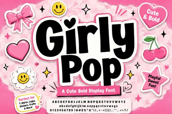 Girly Pop: A Typeface That Sings with Y2K Energy