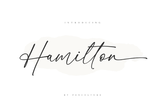 Hamilton: The Modern Calligraphy Font for Elegant Designs