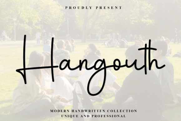 Hangouth: A Modern Script for Timeless Branding