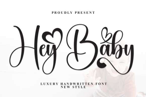 Hey Baby: A Flowing Handwritten Font for Timeless Design
