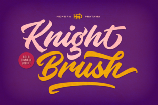 Knight Brush: A Vintage Storefront Script for Modern Design