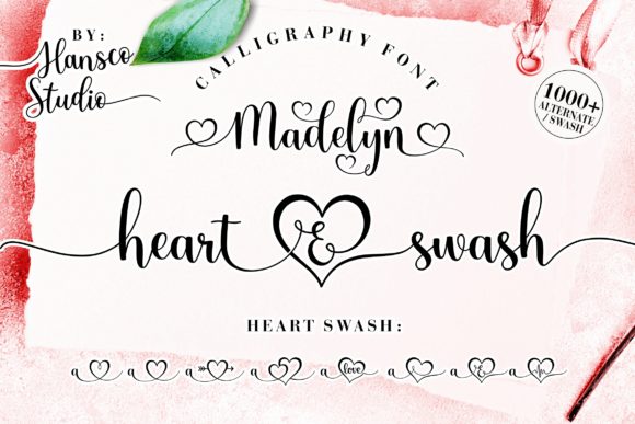 Madelyn Heart: A Script Font for Modern Branding