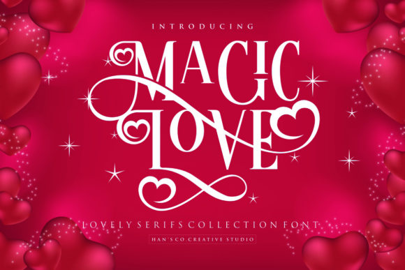 Magic Love: The Serif Font for Romantic Design