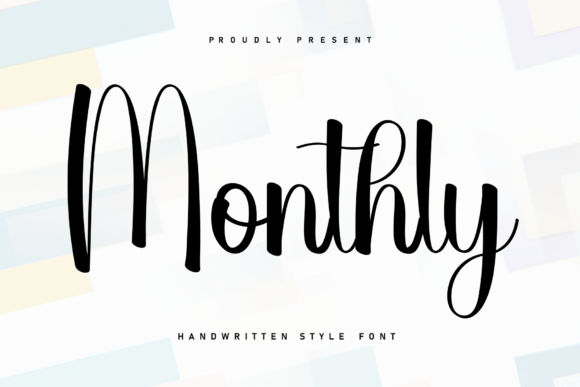 Monthly: The Marker-Drawn Font for Effortless Branding