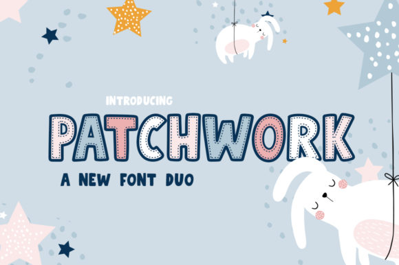Patchwork Duo: A Creative Font for Modern Design