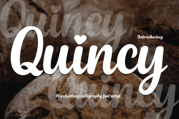 Quincy: Where Handwritten Charm Meets Modern Elegance
